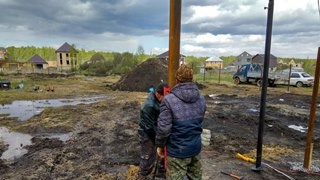 Заказать монтаж винтовых свай в Комсомольск-на-Амуре - цена под ключ с доставкой от 1904 шт